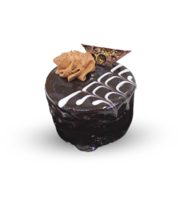 Pastel individual tres chocolates